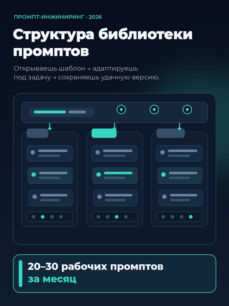 Структура библиотеки промптов
