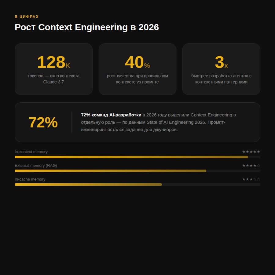 Context Engineering в цифрах 2026