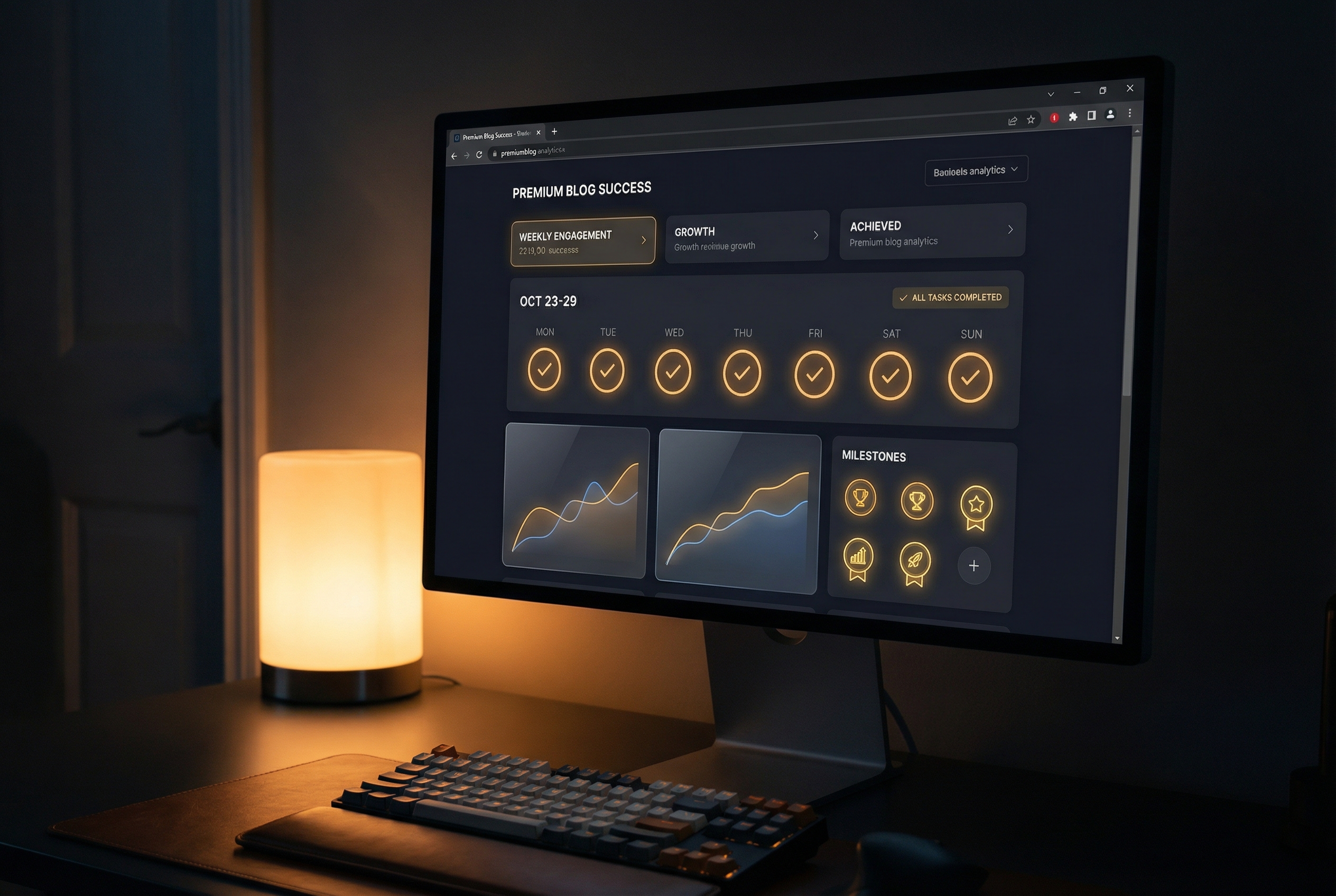 День 7. Блог заработал